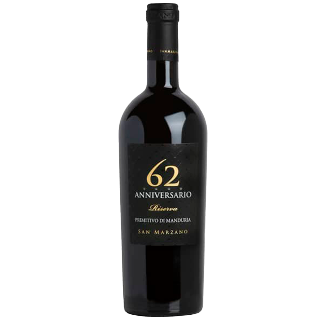 SAN MARZANO PRIMITIVO DI MANDURIA DOP ANNIVERSARIO 62